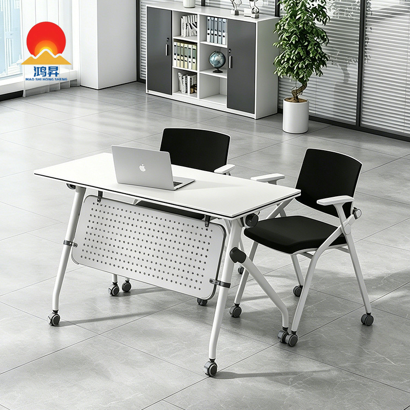 Office Desk, Movable Desk and Chair Combination, Office Modular Computer Desk, Conference Table, Training Table
