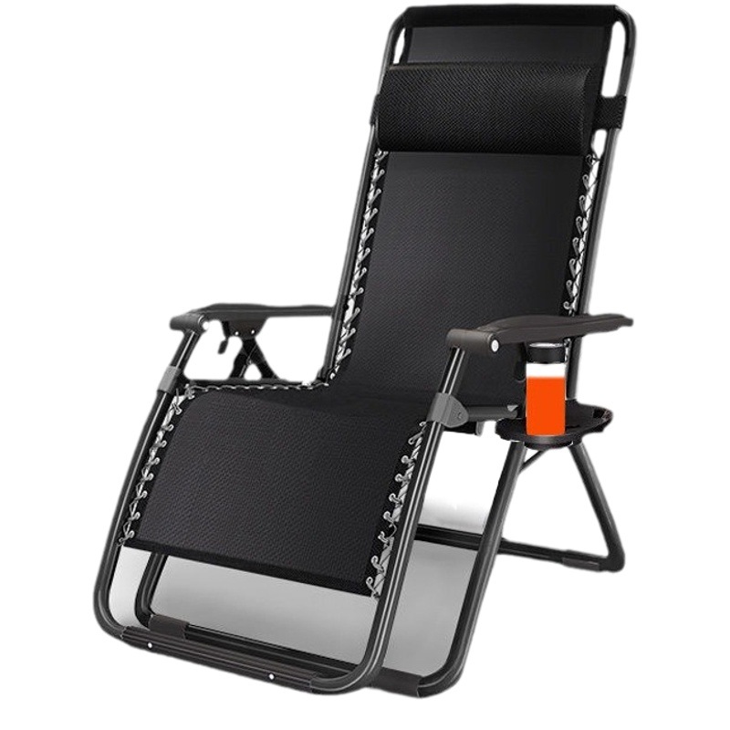 Sillón reclinable para el almuerzo, mecedora plegable para oficina, silla perezosa que puede sentarse y acostarse en invierno y en verano, puede sentarse y tumbarse, silla plana para la siesta