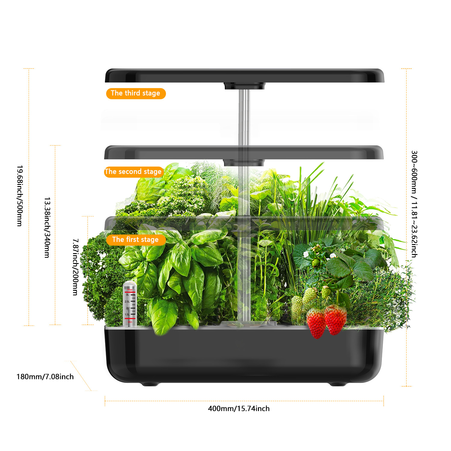 Máquina de planta de venta caliente transfronteriza máquina de plantación hidropónica maceta inteligente jardín interior máquina de plantación inteligente IGS-20
