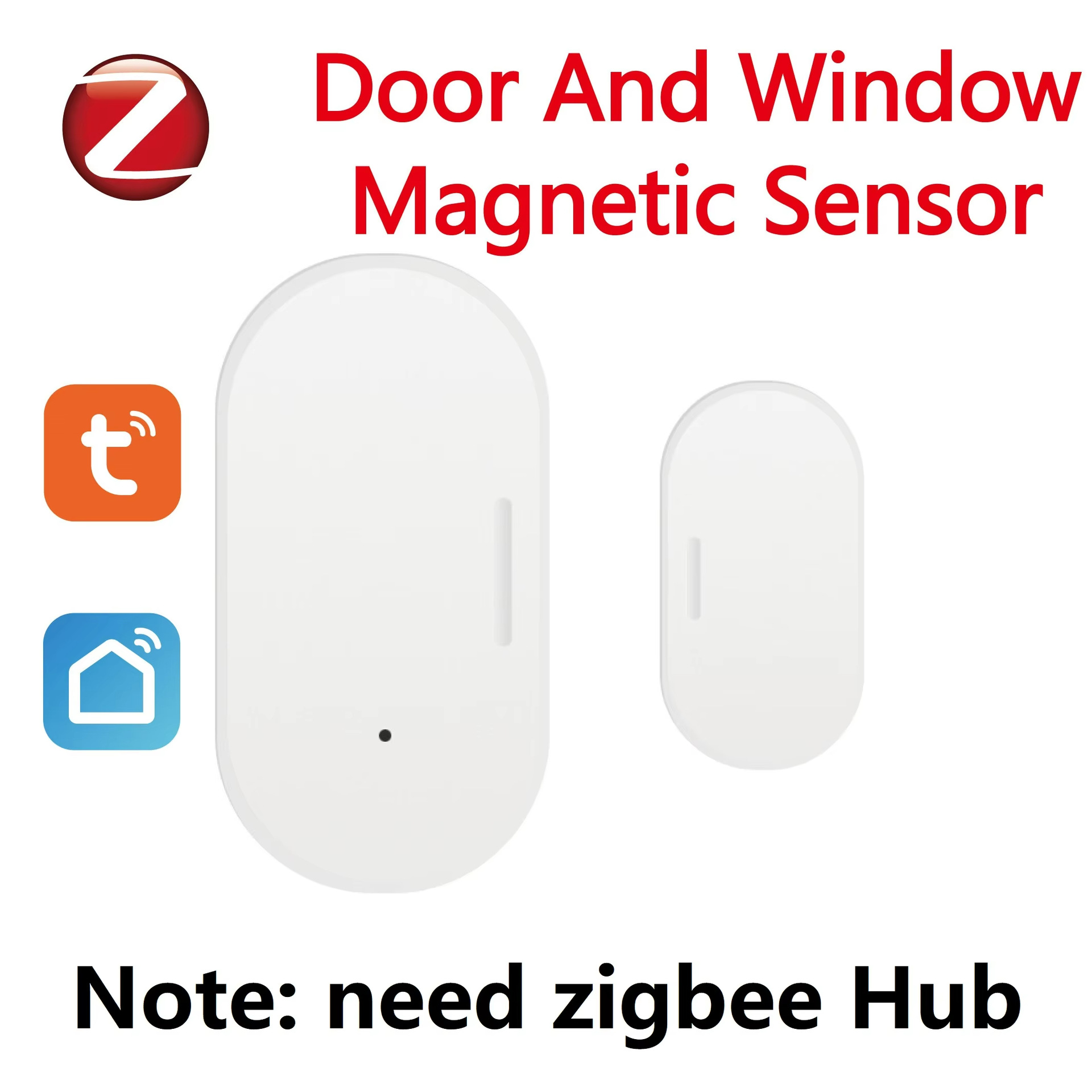 涂鸦智能 zigbee门磁传感器 zigbee智能门磁 tuya智能门窗传感器