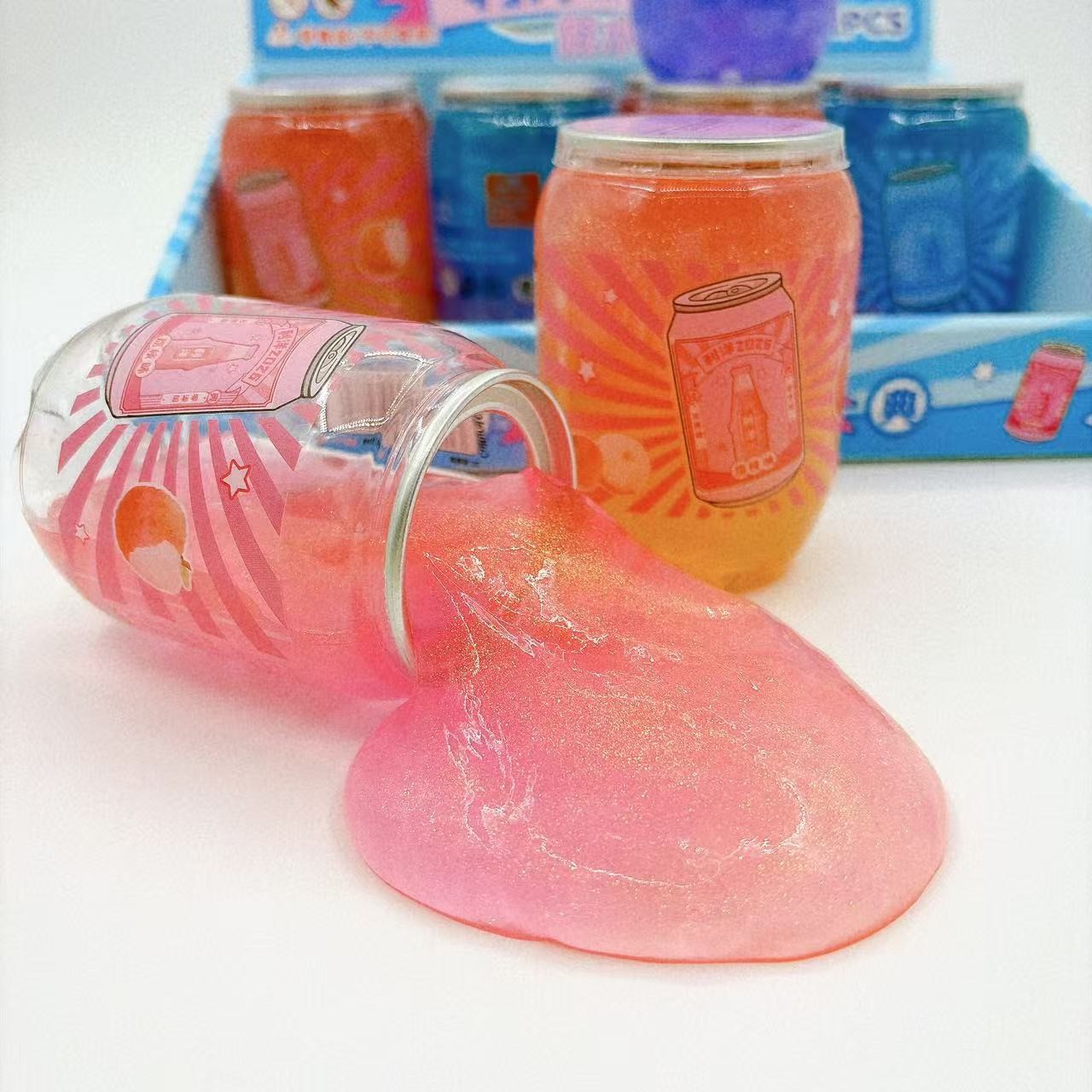Nuevo tipo de burbujas falsas de barro colorido juguetes para niños sin tocar las manos descomprimir slim alto valor de barro al por mayor