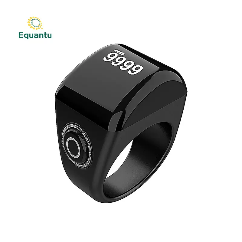 Equantu 热卖款 智能计数戒指 counter 塑胶APP时间提醒 计数戒指