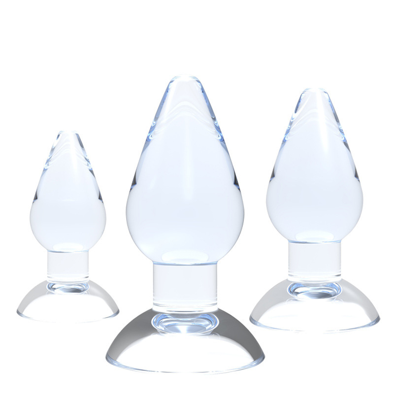 Giant Soft Anal Plug Set with Suction Cup, TPE Prostate Stimulator, 3 Sizes — detail image 2