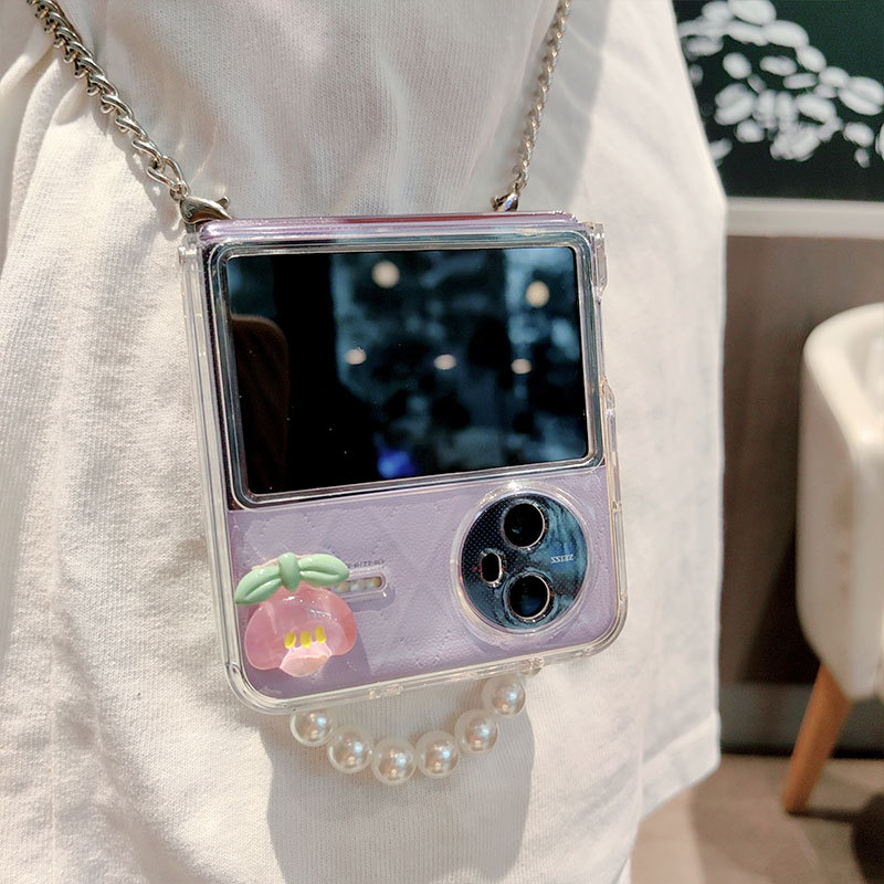 Coque de protection transparente pour vivo pliable avec perle_voghion.com