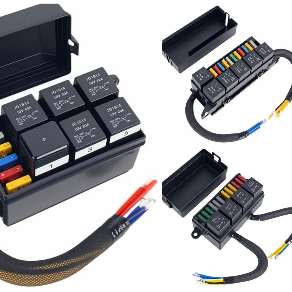 12V24 Предохранитель реле коробка для грузовых автомобилей Судно UTV6 Дорога 11 Дорога 12 Предохранитель Реле Блок
