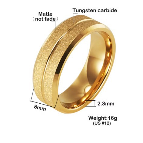 Minimalistisk designer ring för män, modern och stilren ring_voghion.com