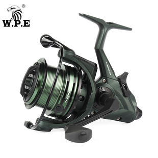 W.P.E New Ky Spinning Wheel Stainless Steel Bearing Fresh and Seawater Dual-Purpose Shallow Line Cup Front and Rear Unloading Carp Wheel