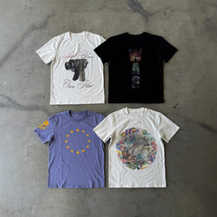 ヨーロッパとアメリカのクロスボーダーy2kプリントTシャツ半袖ラウンドネックトップパーソナライズされたダークレトロトレンドINSルーズヒップホップTシャツ