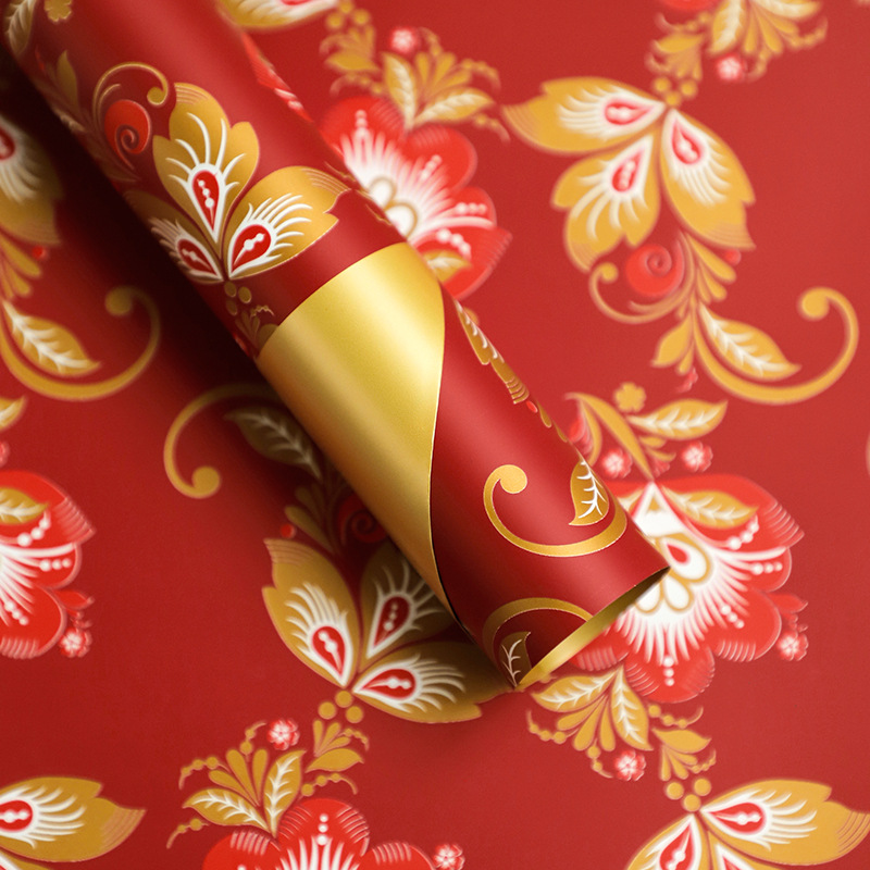 Huaxi Yiyin flor serie de flores estilo coreano ramo de flores papel de embalaje florista transfronteriza ramo de flores papel de embalaje comercio exterior al por mayor