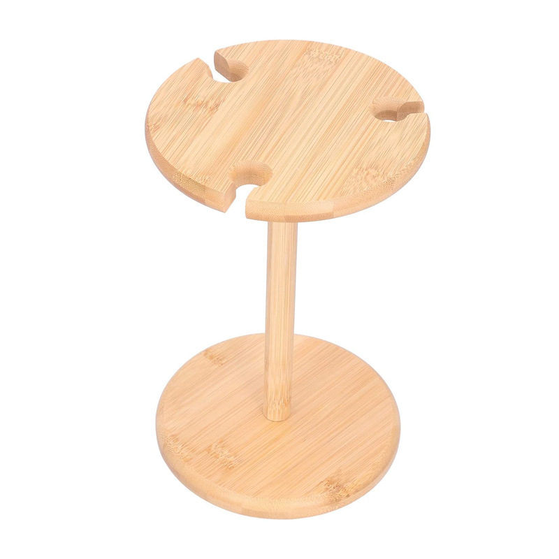 Bambú copa de vino soporte escritorio creativo Copa almacenamiento rack hogar encimera copa invertida estante soporte decorativo