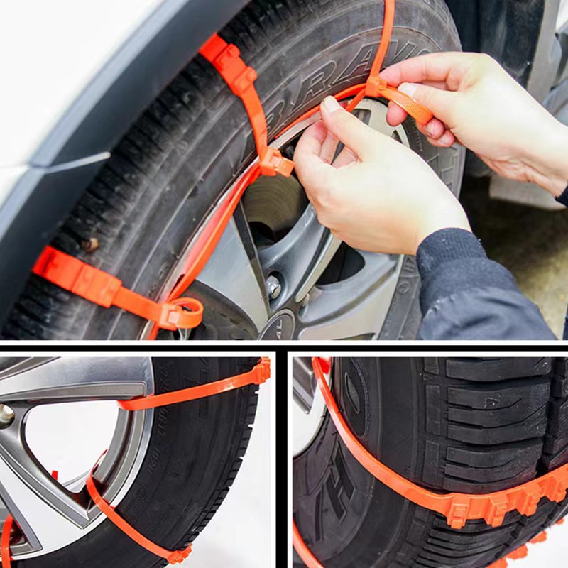 Free Sample of Car Anti-Skid Chains, Universal Anti-Skid Chains for Sedans and Off-Road Vehicles, Anti-Skid Straps for Snow and Mud