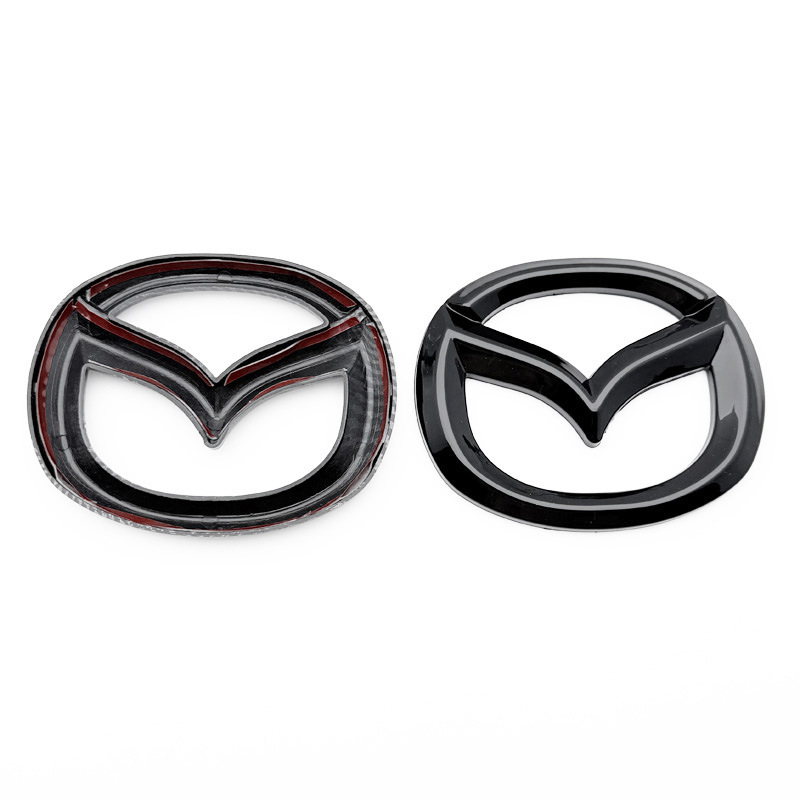 Suitable for Mazda 3 Angkesela Atez Cx4 Cx30 Cx-5 Black Warrior Front and Rear Logo Cover Stickers