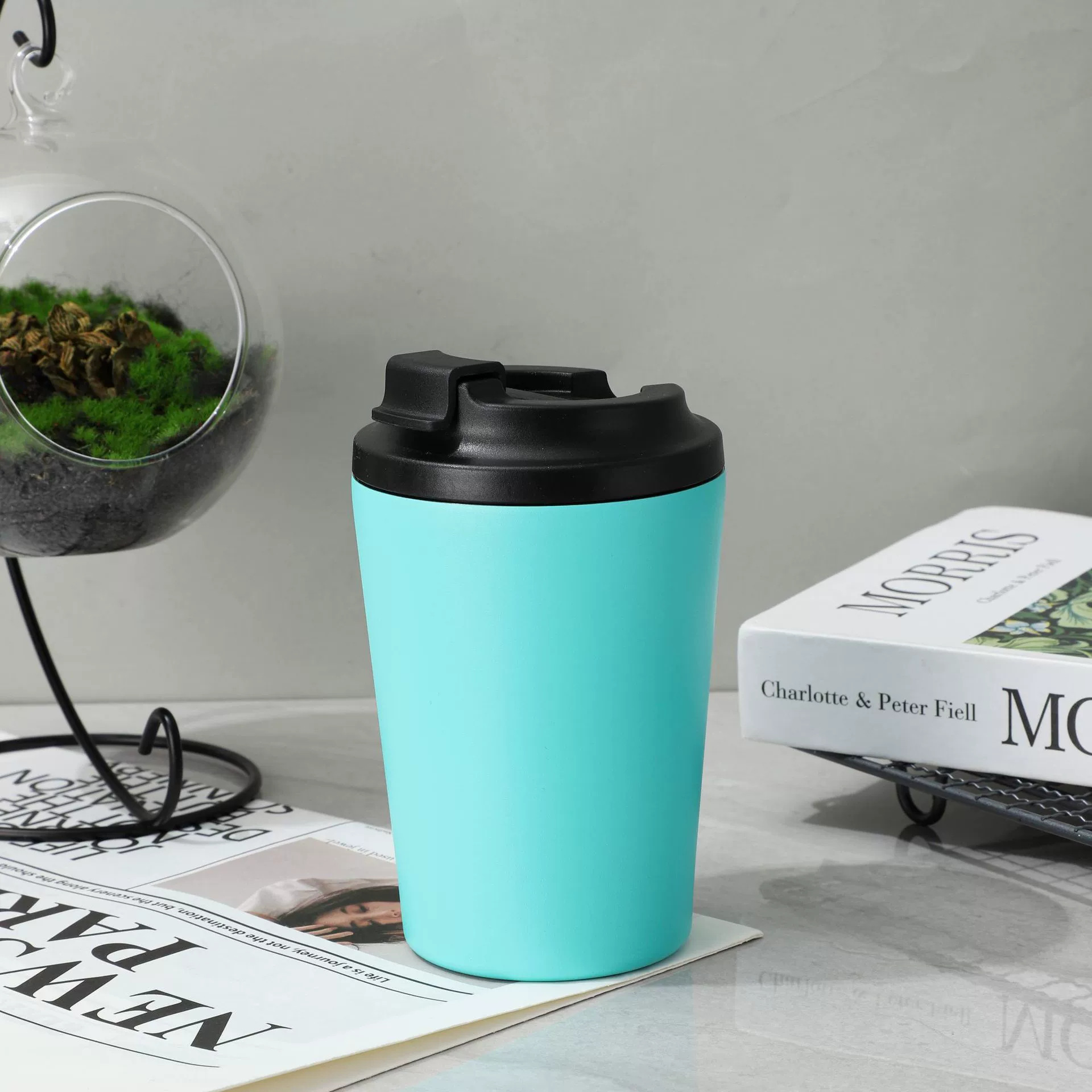 Taza Térmica de Café Inteligente de Acero Inoxidable 304 Con Tapa Portátil para Oficina y Hogar image 22