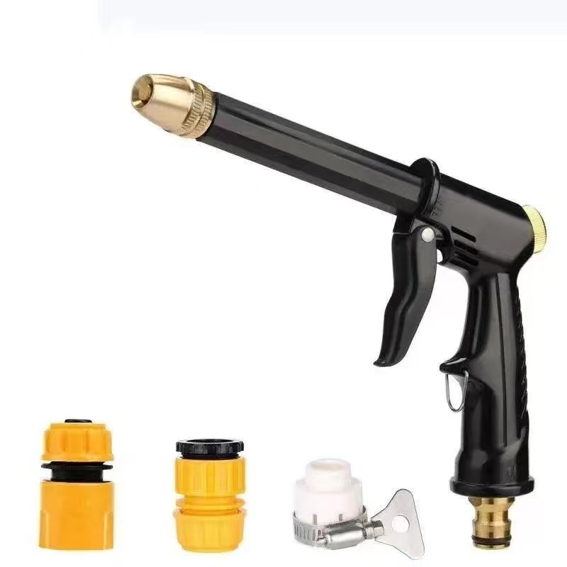 Pressure Car Wash Water — Kǎisèlín High pressure car wash water gun - black-cannon-water-gun-3-connectors