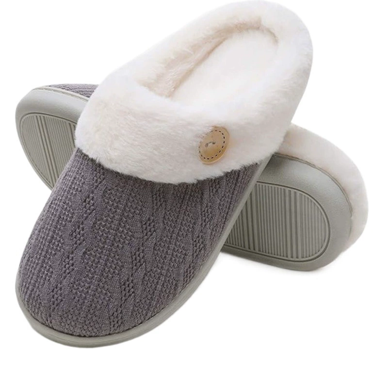 Домашние трансграничные хлопковые тапочки Луна обувь хлопковые тапочки европейского и американского размера шерстяные тапочки с одним эффектом Памяти Amazon