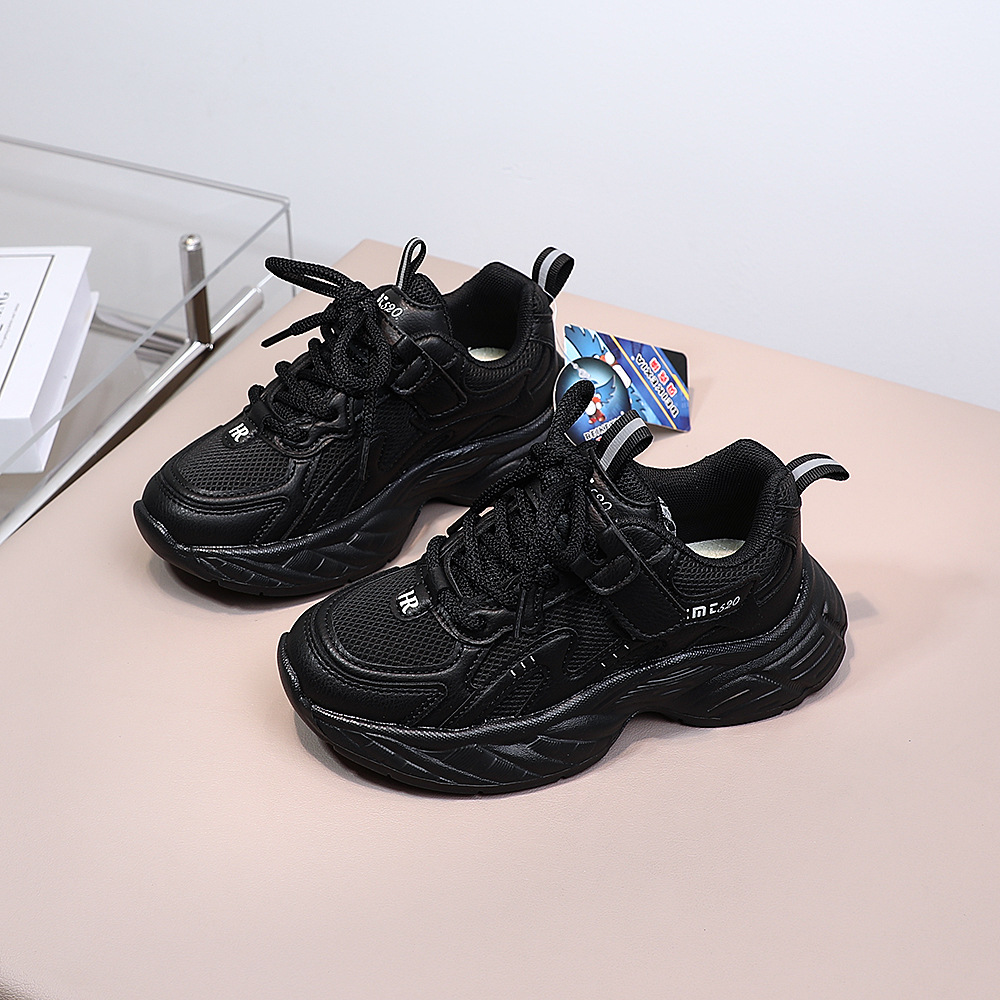 2025 Autumn Brand Children's Shoes Wholesale Sizes 38-41 Big Kids Sports Shoes Casual Student Dad Shoes 3738