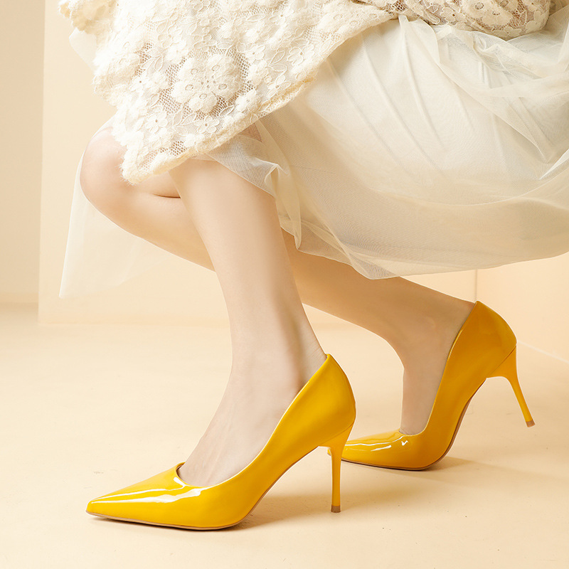 Women's Sexy Solid Color Point Toe Pumps display picture 4