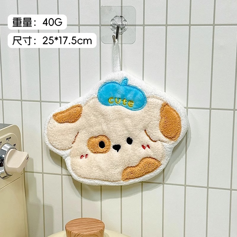 インターネット有名人小動物ハンドタオルぶら下げ吸水性強力な子供のかわいいタオルキッチンディッシュタオル卸売韓国タオル|undefined