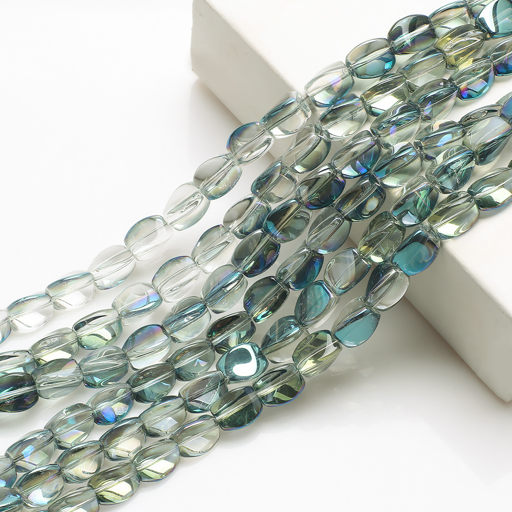 32g Weight Beads Jewelry Making Type 10 * 12mm Jewelry Making Size DIY Jewelry Accessories Classification 20 PCS/Package Quantity glass Material Irregular Pattern Plating Design Simple Style Style 20 PCS/Package 10 * 12mm Glass Irregular DIY Jewelry Accessories Beads 15
