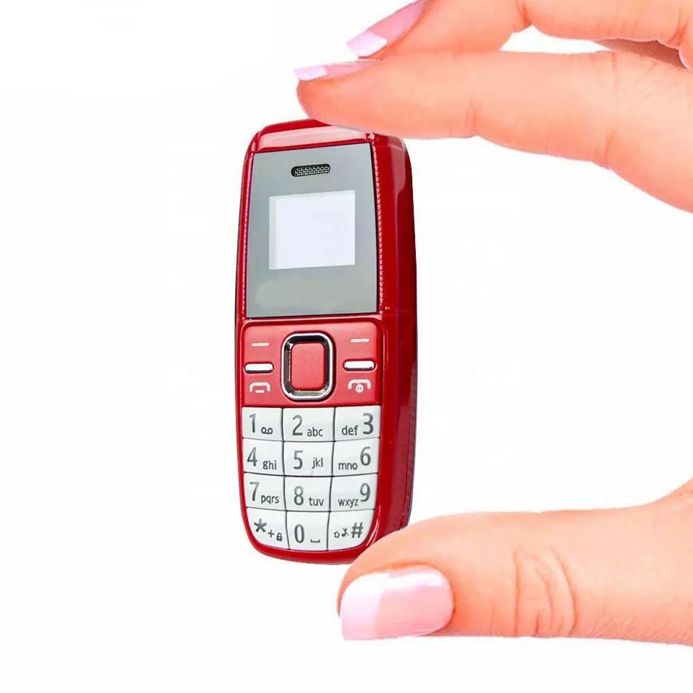 "BM200 cross -border hot -selling mini mobile phone ultra -small sleeve dual card dual standby Bluetooth dial -up straight board button low -cost machine"