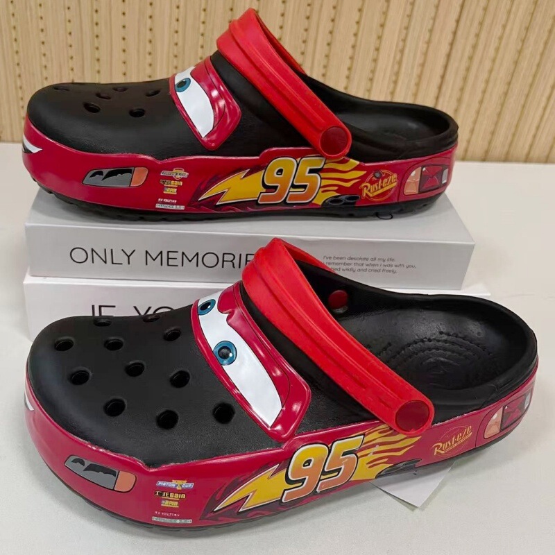 Cross Summer New Model 95 Car Logo Clogs Men's Non-Slip Breathable Eva Slippers DIY Accessories Cross Summer New Model 95 Car Logo Clogs Men's Non-Slip Breathable Eva Slippers DIY Accessories