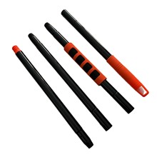 亚马逊 通用美式四节螺纹拼接拖把杆扫把杆喷塑铁杆伸缩工具杆