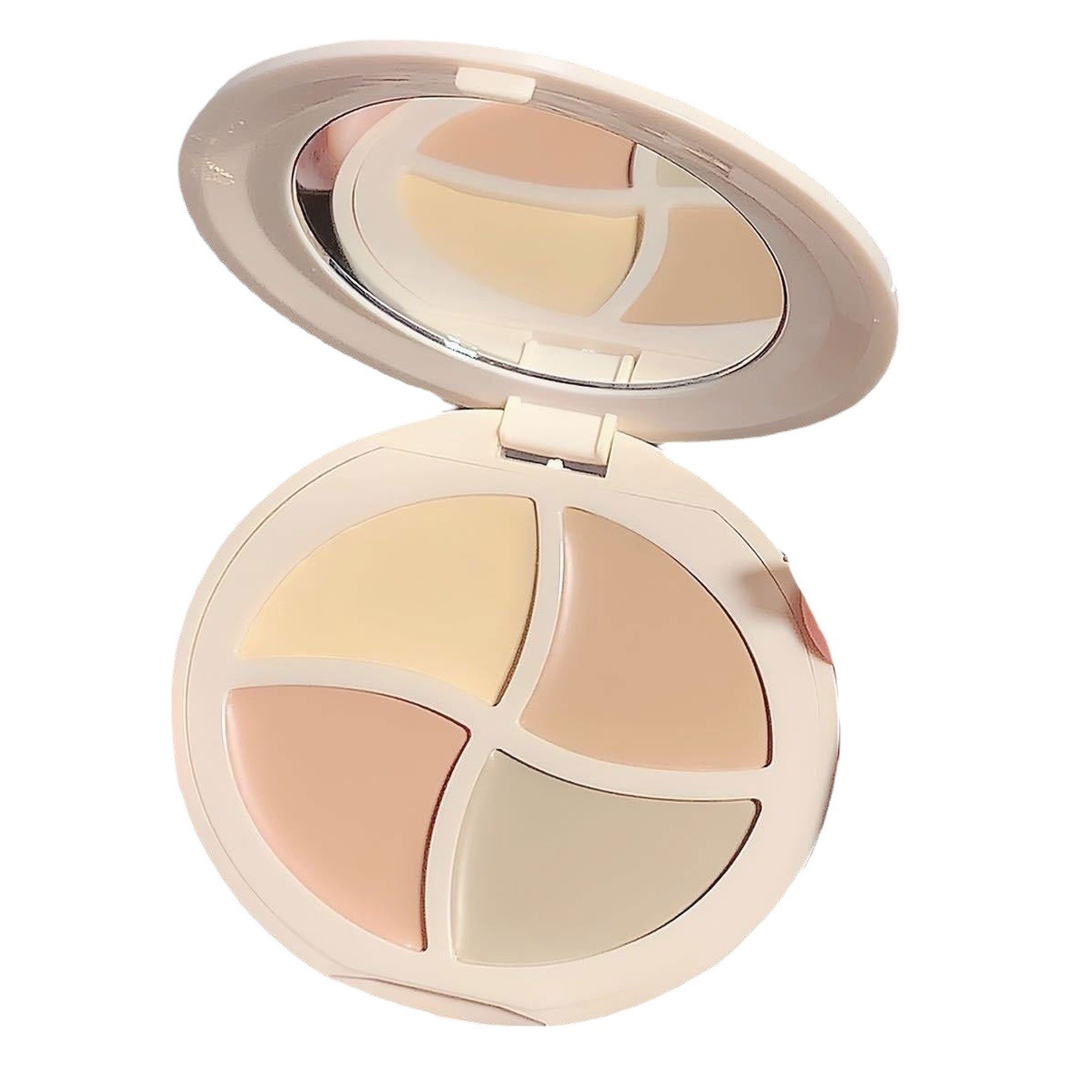 Menta dulce de cuatro colores corrector cubierta cara mancha acné marcas círculos oscuros lágrima ranura placa corrector