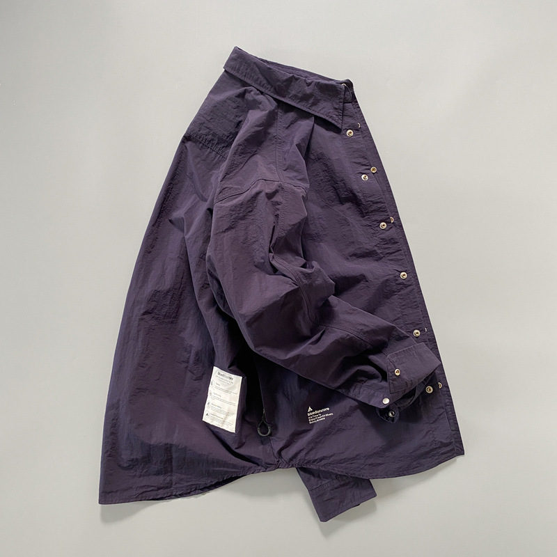 Dwr Water-Repellent Flashdry Outdoor Quick-Dry Japanese-Style Work Shirt Men's Thin Breathable Cardigan Men's Jacket