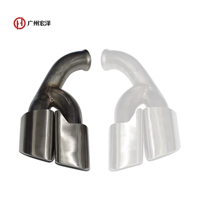 Dual Exhaust Muffler, Car muffler - brushed-one-left-or-right-optional