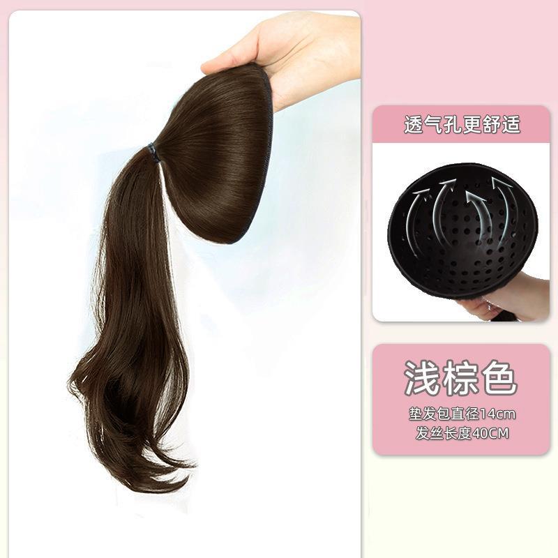 Moño Postizo Voluminizador para Cabello de Fibra Sintética de Alta Temperatura para Mujeres image 14