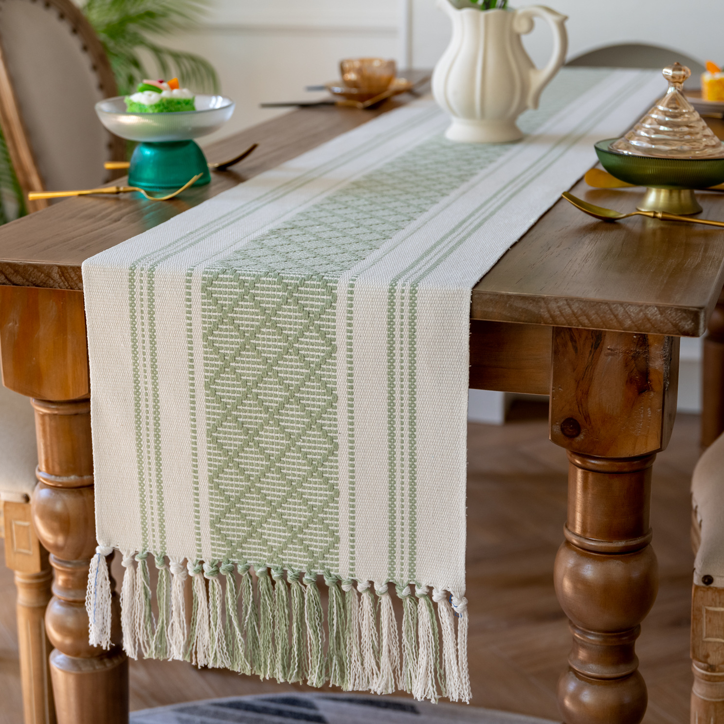 그린 그리드 (수제 테이블 플래그)