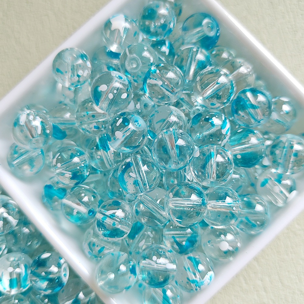 38g Weight Beads Jewelry Making Type DIY Jewelry Accessories Classification 50 PCS/Package Quantity Glass, glass Material Solid Color Pattern Stoving Varnish Design Simple Style, Classic Style Style 50 PCS/Package Glass Glass Solid Color DIY Jewelry Accessories Beads 无
