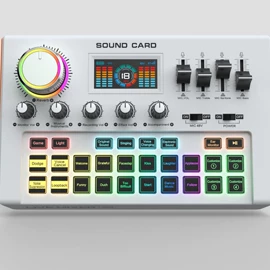 麦克风/话筒;直播声卡套装;声卡