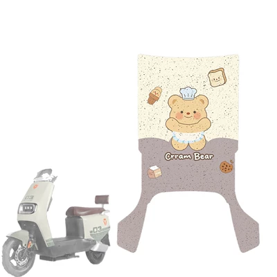 Pads Can Be Customized with Patterns — Electric vehicle foot mat