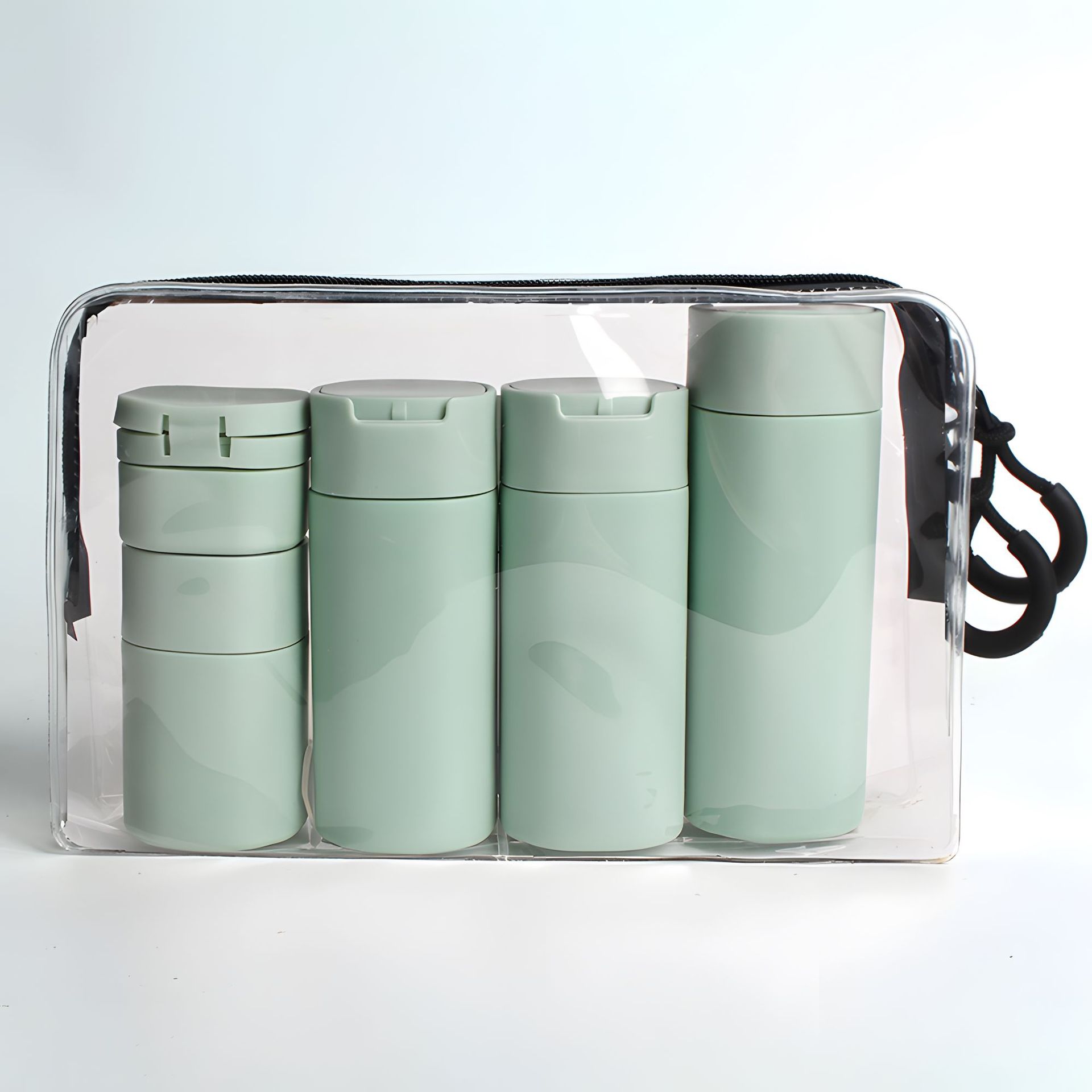 Sub-botellas de cosméticos TPU PE, sets de viaje, champús, geles de ducha, botellas vacías, botellas de loción, botellas de crema