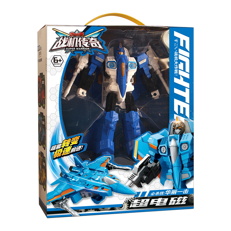 Gran deformación coche de juguete hombre Optimus Hornet Dios la guerra robot modelo niño organización renovación paquete regalo al por mayor