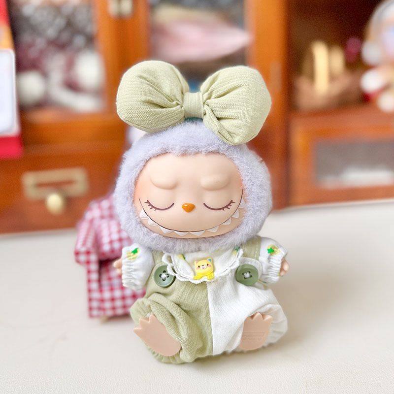 仅衣服] 一/二代La布布衣服挂件拉布布坐坐派对娃衣挂件草莓熊萌|undefined