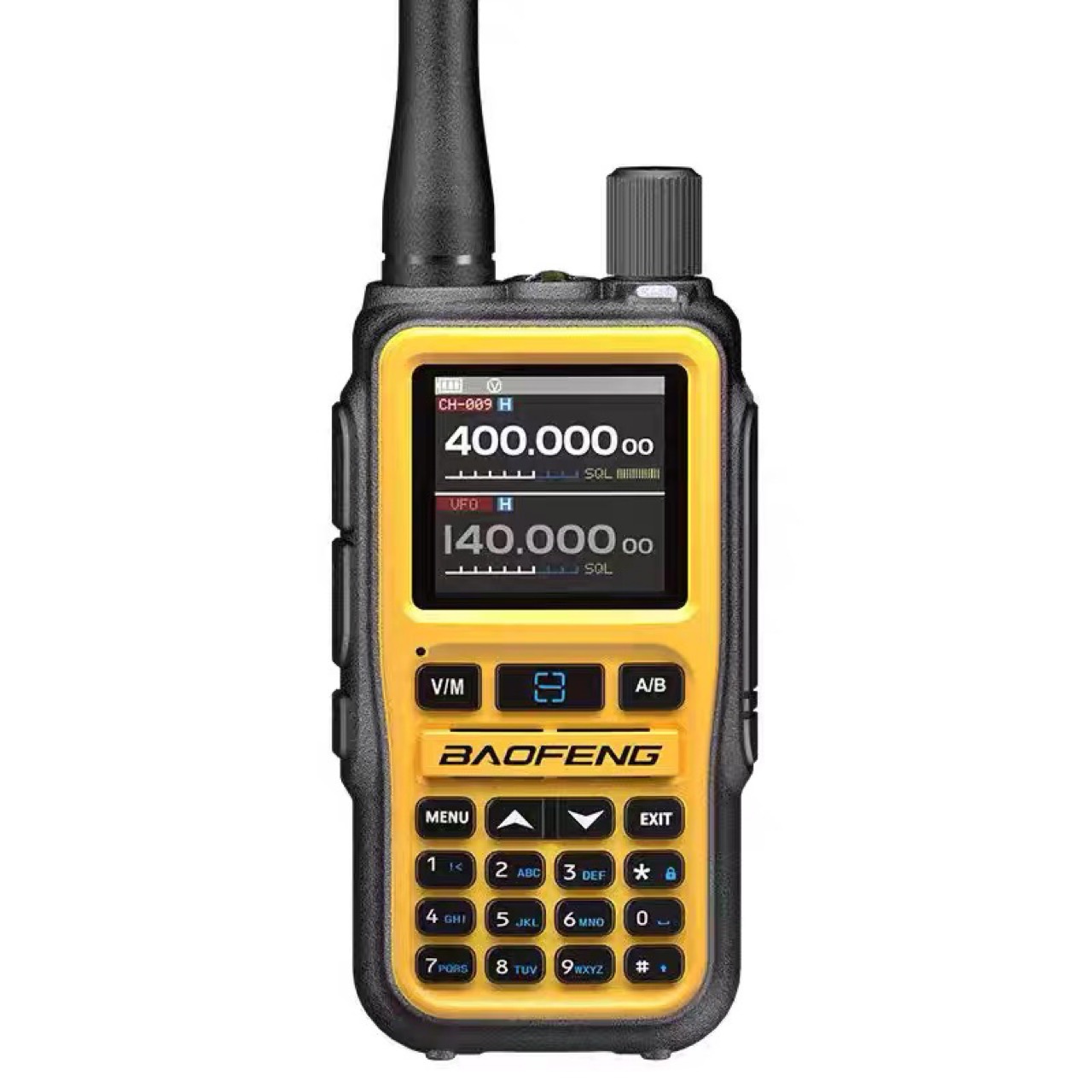 Baofeng UV5Rmini intercomunicador de un botón para la frecuencia AM aviación de banda completa de mano autoconducción al aire libre tipo-C carga