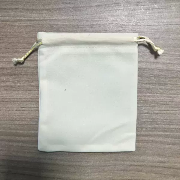 Off-white velvet bag (not shipped if purchased individually)