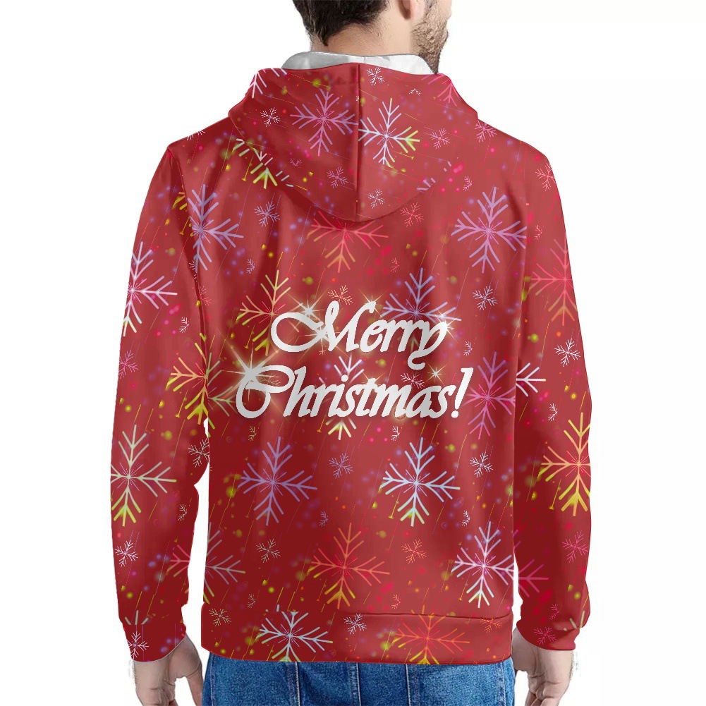 Herrenbekleidung Weihnachtsbedruckte Hoodies Weihnachtsbild-Design Herren-Sweatshirts_voghion.com