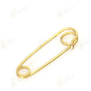 1.5*60/1.5*80MM clasp square thread winding special clasp men's collar pin copper plated gold