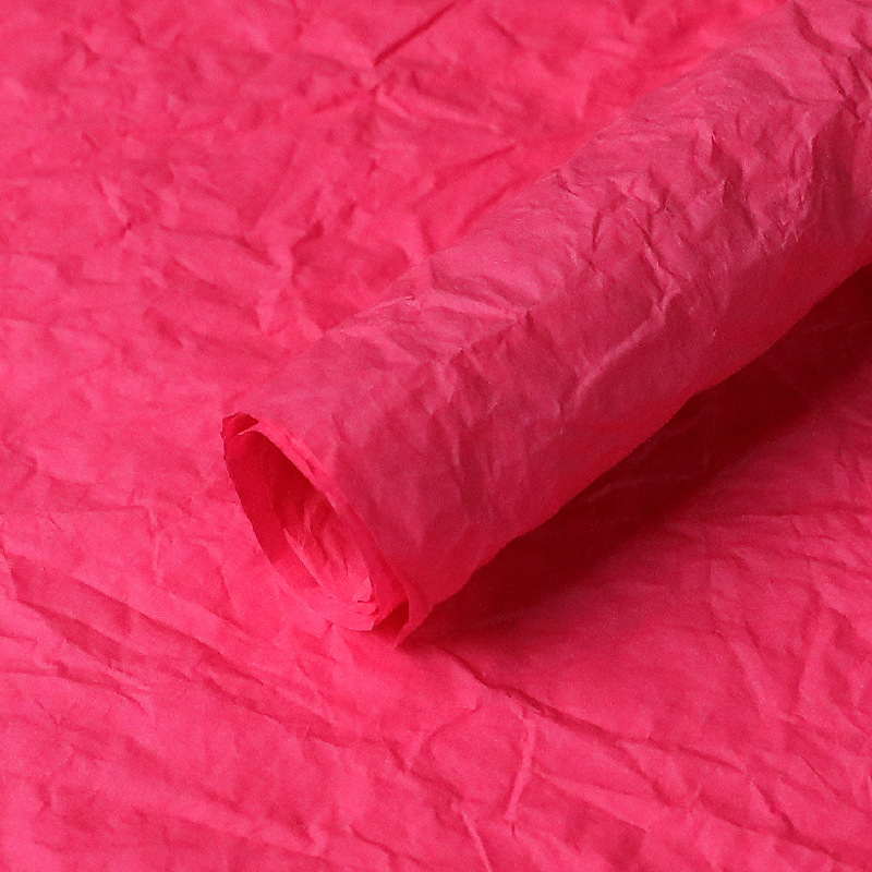 Papel de Regalo Rojo con Diseño de Flores para Bodas, Papel Festivo, Papel de Arte, Materiales de Embalaje Florales, Embalaje de Flores para Manualidades