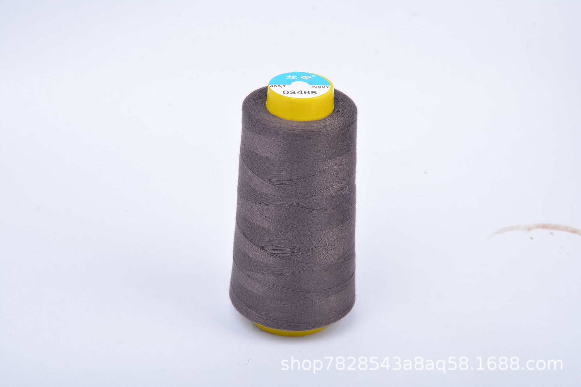 402 Liu Qing 3000 yardas línea de costura serie marrón línea especial de fábrica de ropa línea de máquina de coser de alta velocidad