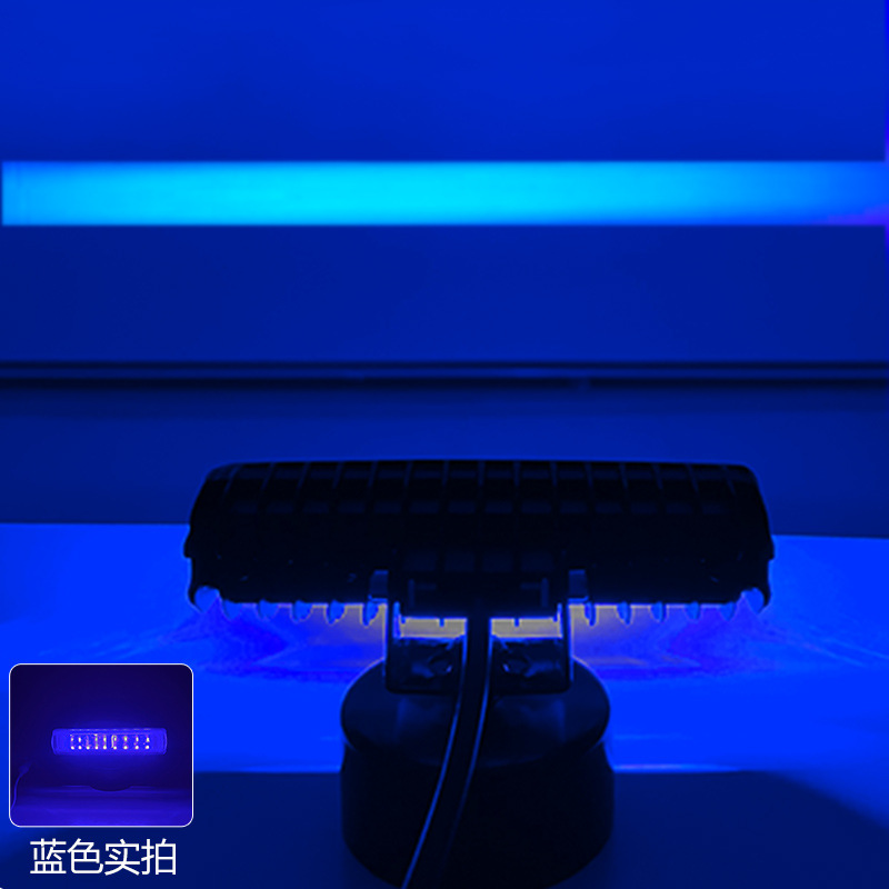 Alarma de límite de área de carretilla elevadora rojo y azul línea recta límite de rango de corredor láser de seguridad luz de alarma luz de alarma image 7