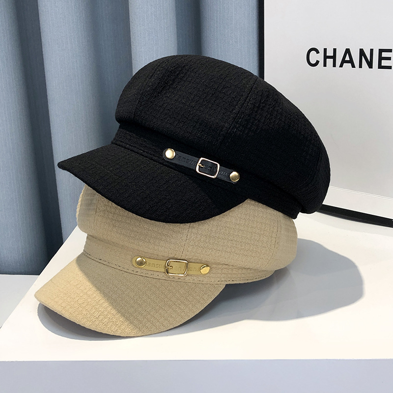 British style beret children's Korean version internet celebrity fashion versatile painter hat duck tongue newspaper boy_voghion.com