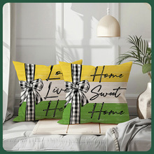新款秋季柠檬印花家居抱枕靠垫套礼物午睡沙发汽车礼物抱枕坐垫