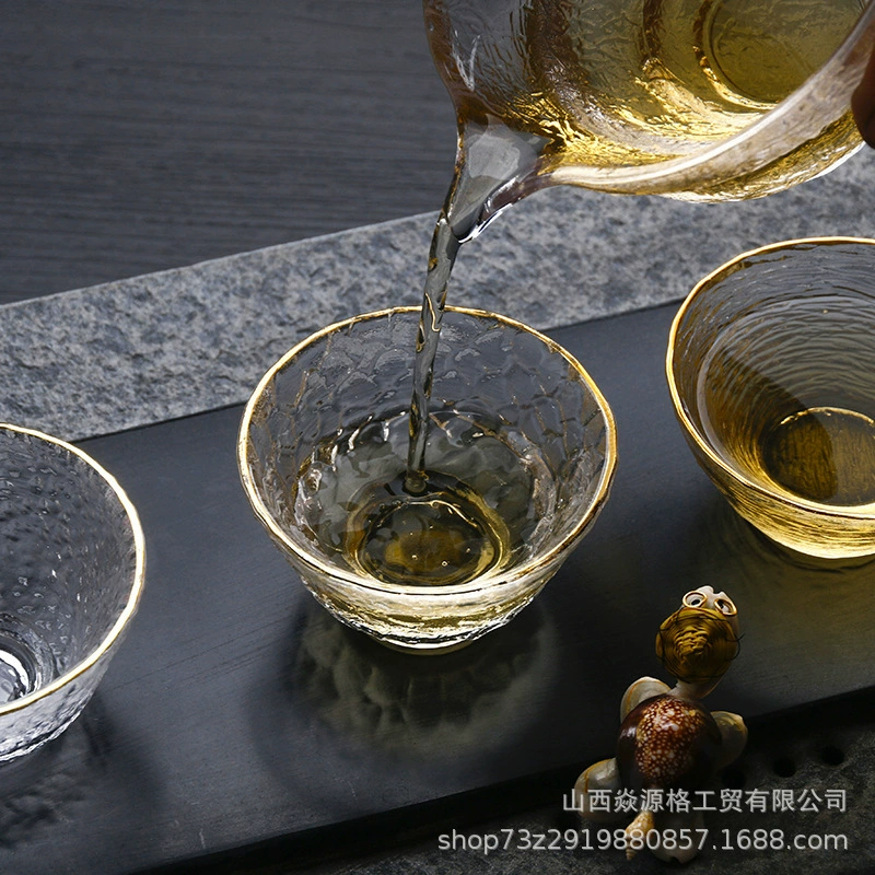 Glass creative artificial tea set, Japanese tea cup, (Physicals)