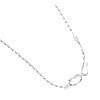 Universal elegant cute crystal necklace, silver 925 sample, simple and elegant design
