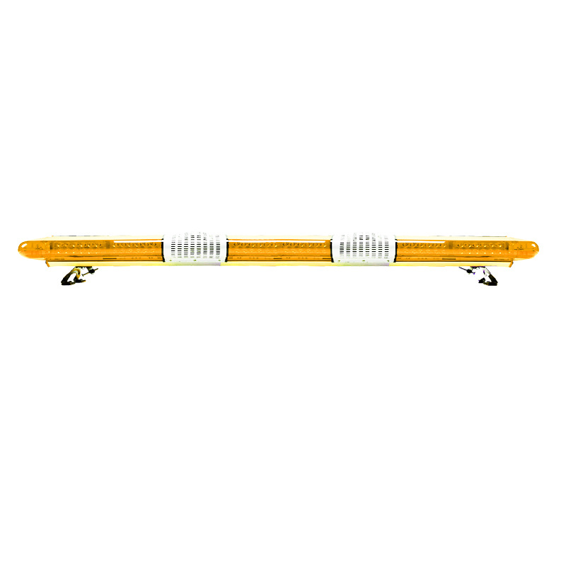 Car LED Roof Long Strip Warning Light Red Blue Yellow Strobe Light 1.8m + Dual Horns + Siren 9400E