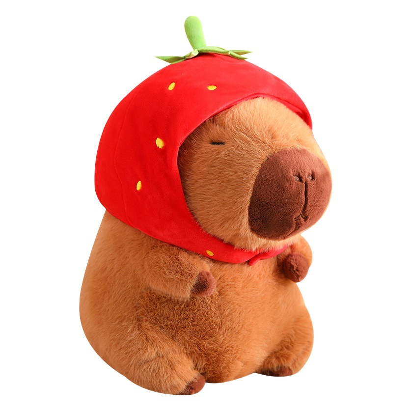 Peluche de capibara, almohada suave, tendencia viral, lindo, regalo acompañante